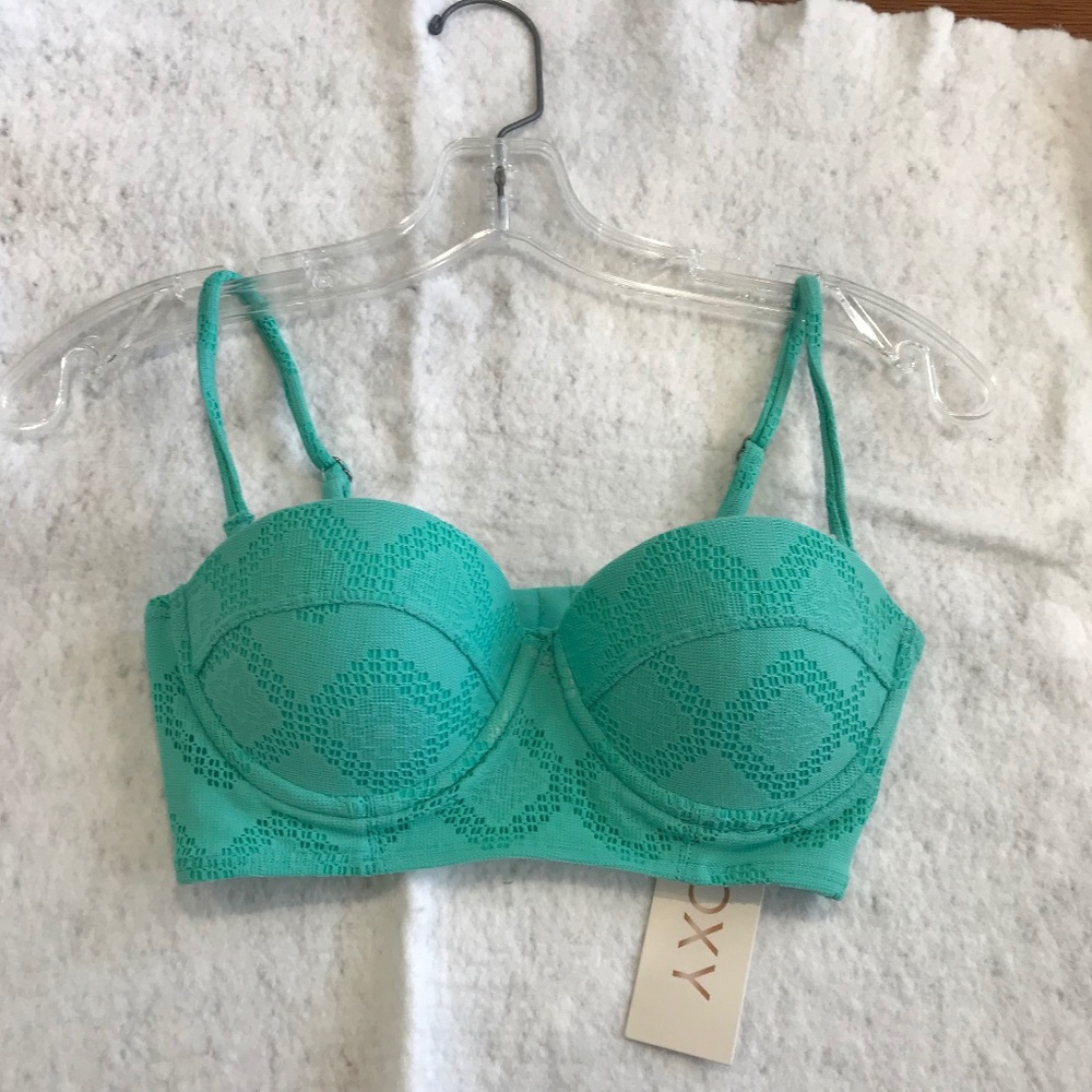 ROXY Junior Lacy Days Underwire Bustier Bikini Top